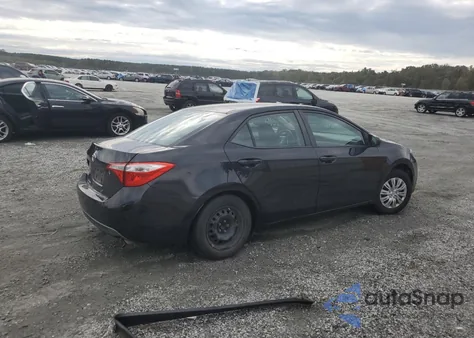 2015 Toyota Corolla L z USA, uszkodzony, nr VIN 2T1BURHE4FC314735